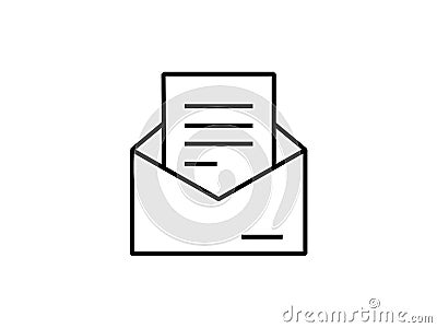 Email letter symbol vector Vector Illustration