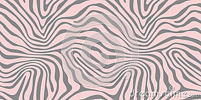 Zebra pattern texture repeating seamless monochrome. Vector. Texture pink zebra. Fashionable print. Vector Illustration