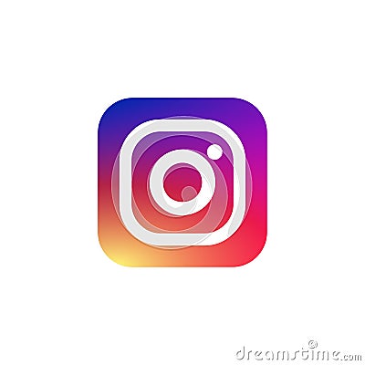 Instagram logo - illustration vector Vector Illustration