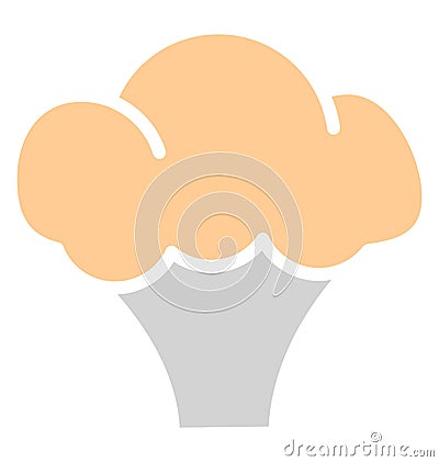 Print Brassicaceae vegetable,Isolated Vector icon which can easily modify or edit Stock Photo