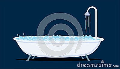 Bathtub Icon Vector Illustration Vector Illustration