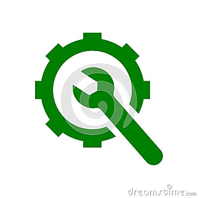 spanner, repair, hammer, wrench, industry, construction, screwdriver, equipment, service, maintenance, ax, gear, work tool icon Stock Photo