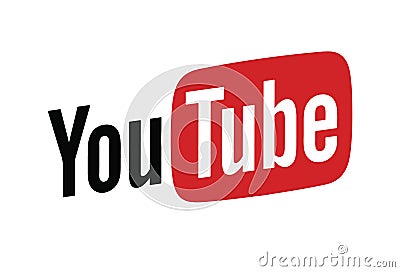 Youtube Icon Logo Vector Illustration Editorial Stock Photo