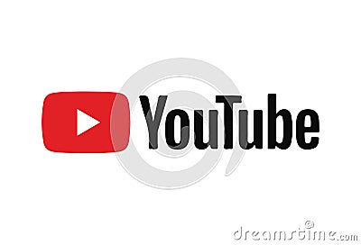 Youtube Icon Logo Vector Illustration Editorial Stock Photo