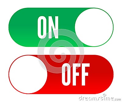 Icon on off illustration vector download Vector Illustration