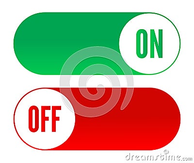 on off icon illustration vector download Vector Illustration