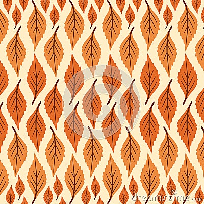 Print Vector Abstract Leaves Pattern Large and small Vector Illustration