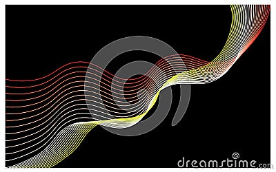 Waves background abstract art image Stock Photo