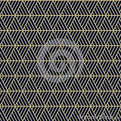 Vector seamless triangles pattern maori, ethnic, japan style. Modern style texture. Vector Illustration