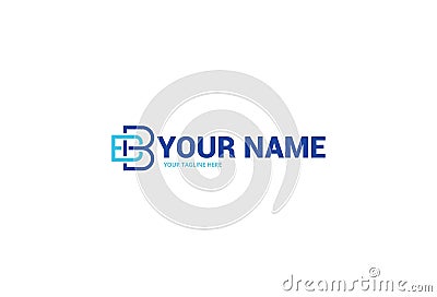 Letter B logo design Vector Illustration