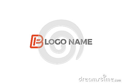 Vector Alphabet B Logo Design Vector Illustration