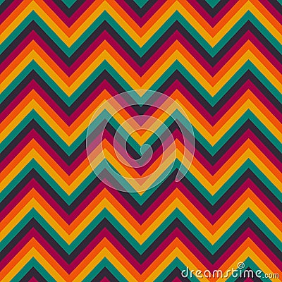 Chevron zigzag seamless pattern. Vector illustration Vector Illustration