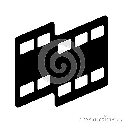 Movie / film / video / media icon Vector Illustration