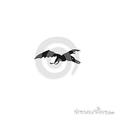 Logo Primeval fauna, Cretaceous Period Vector Illustration