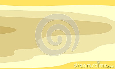 Abstract wave background in a minimalist brown color Vector Illustration