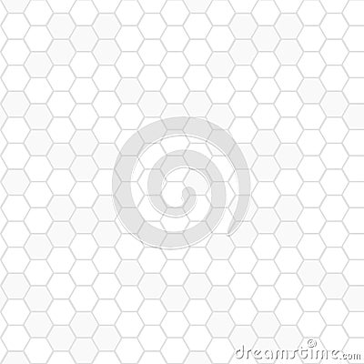 Abstract Seamless Hexagonal Pattern Vector Illustration