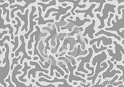 Camouflage pattern background. Splashes masking camo repeat print, seamless texture. Grey and white vector Vector Illustration