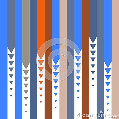 Bold line with triangle. Abstract pattern background Vector Illustration