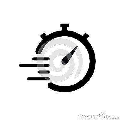 The timer fast time icon Vector Illustration