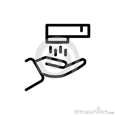 Hand wash icon vector design trendy Vector Illustration