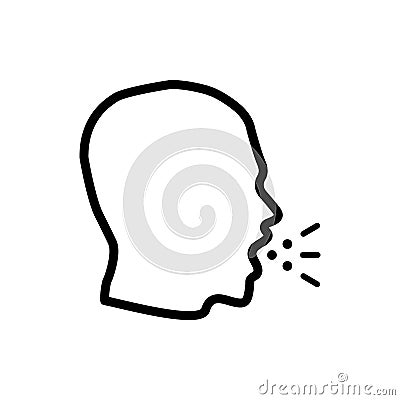 Cough icon vector design trendy Vector Illustration