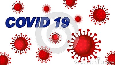 Covid19 Coronavirus alert design for world community Stock Photo