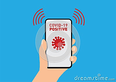 Covid-19 coronavirus contact tracing app vector Vector Illustration