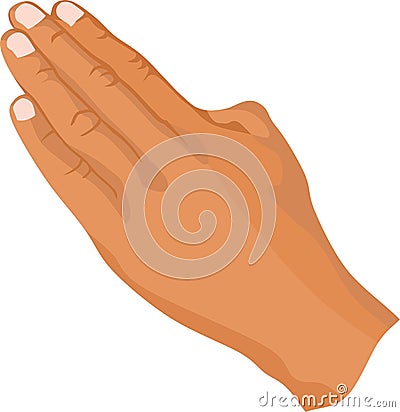 Open Hand Part of Body Vector Illustration Vector Illustration