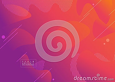 Abstract fuild background Vector Illustration