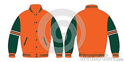 Custom Designs Jackets templates mock ups illustrations Vector Illustration
