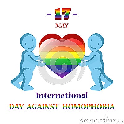 Vector illustration for International Day Against Homophobia Vector Illustration