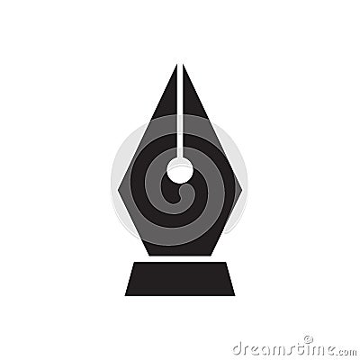 Pen tool draw icon vector Vector Illustration