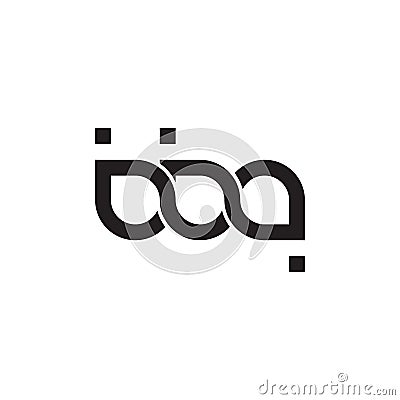 Initial letter unique bbq logo vector Vector Illustration