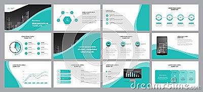 Business presentation page layout template design and use for brochure ,book , magazine, annual report and company profile , Vector Illustration