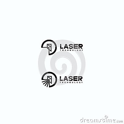 Iliumustration consisting of CNC machine images in the form of a symbol or logo Vector Illustration