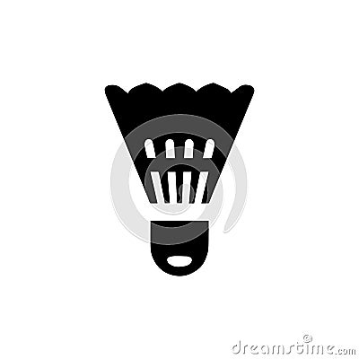 badminton shuttlecock icon design Vector Illustration
