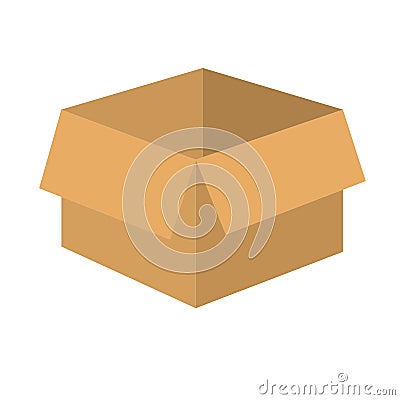Shipping carton Box Graphic Stock Photo