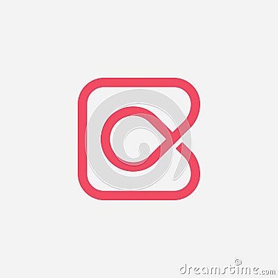 Premium letter c logo design. Vector Illustration