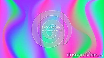 Abstract holographic background. blurred style Vector Illustration