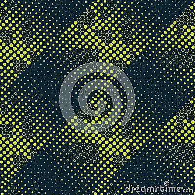 Halftone seamless camouflage pattern for Sport jersey, background textures, posters, cards, wallpapers, backdrops and panels Vector Illustration