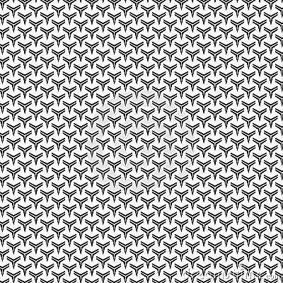 Abstract seamless pattern for wallpaper, fashion, sport jersey clothes. repeated backdrop in black and white colors. arrow geometr Vector Illustration