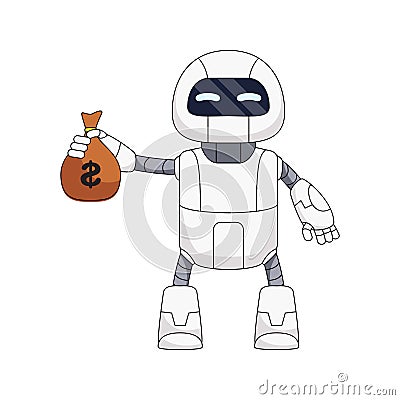 illustration robot Vector Illustration