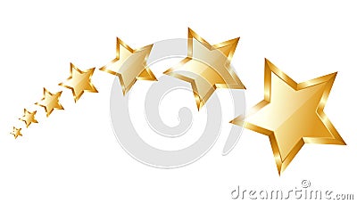 Stars best product award winner magical holiday new year Stock Photo