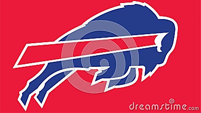 Buffalo Bills logo american football team Editorial Stock Photo