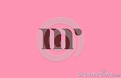 joined letter mr logo design Vector Illustration