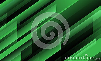 Abstract green black speed geometric slash technology design modern futuristic background vector Vector Illustration