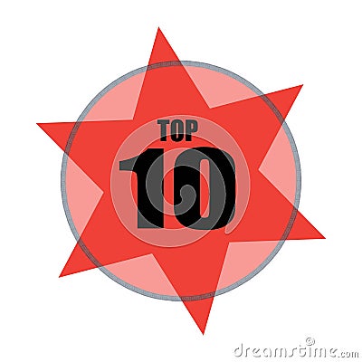 Top 10 logo design vector Vector Illustration