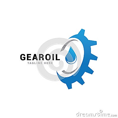 Gear drop oil Stock Photo