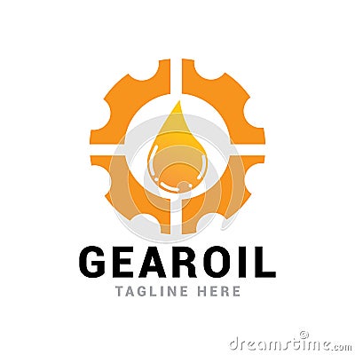 Gear drop oil Stock Photo