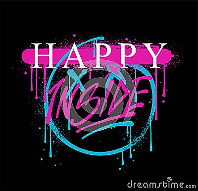 Happy inside Vector Illustration